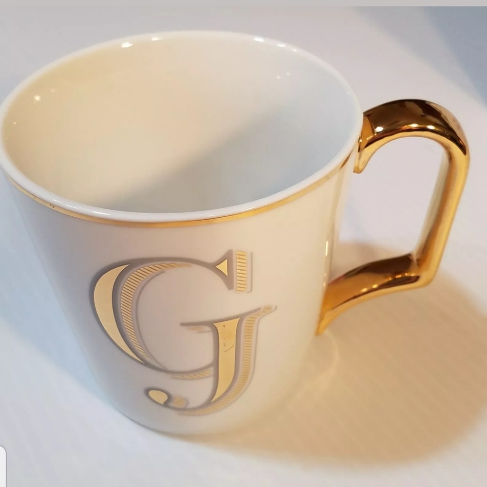 NEW Rosanna Love Letters Coffee Mug Boxed Letter G - Picture 1 of 8